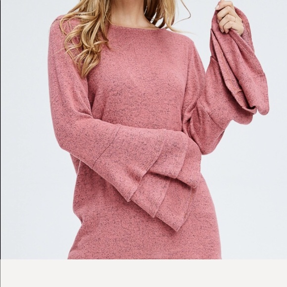 New Bell Sleeve Knit Sweater - Picture 2 of 3